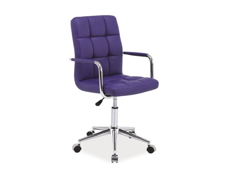 Signal Kancelárska stolička Q-022 fialová